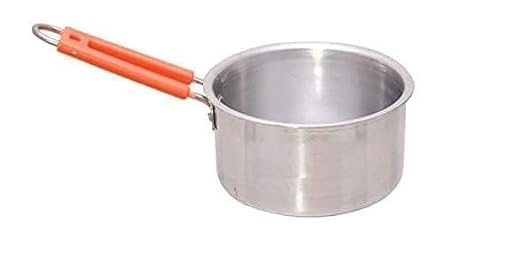 Aluminium Saucepan, 1.5 L, 1 Piece (Silver) Pure Aluminium Sauce PAN Tea PAN/Milk PAN (1.5 Litter)