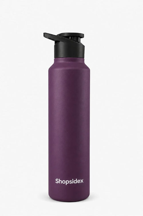 Dark Purple Stainless Steel Water Bottle