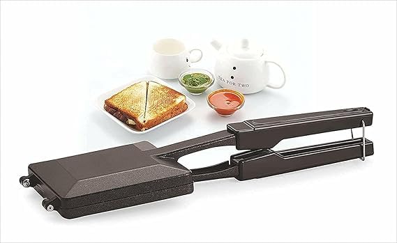 sandwich gas toaster surya king Non-Stick Cut Sandwich Gas Toaster, 1 Piece, Black Sandwich Toaster Grill and Toast