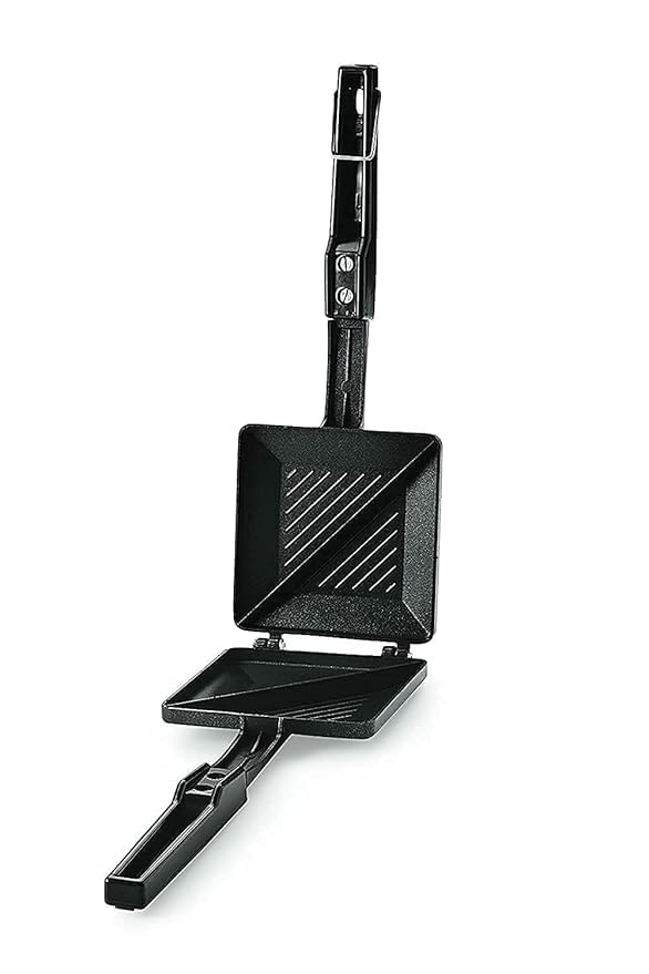 sandwich gas toaster surya king Non-Stick Cut Sandwich Gas Toaster, 1 Piece, Black Sandwich Toaster Grill and Toast