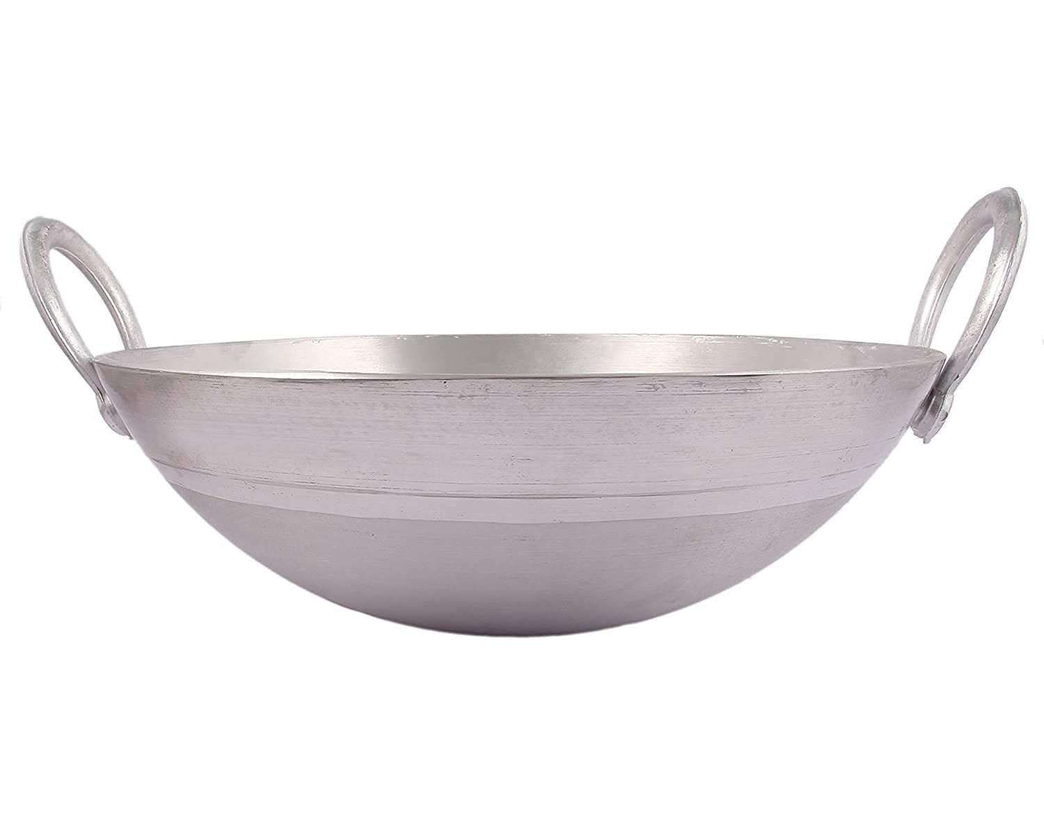 Aluminium kadhai Premium Range of Aluminum Kadhai Deep Kadai | Non Induction Kadai | Non Stick Kadai | Deep Cooking woks (11 Litter)