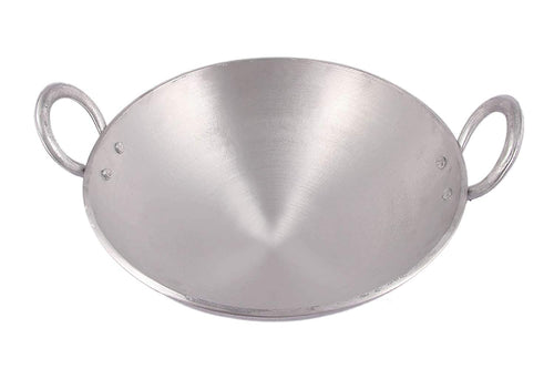 Aluminium kadhai Premium Range of Aluminum Kadhai Deep Kadai | Non Induction Kadai | Non Stick Kadai | Deep Cooking woks (10 Litter)