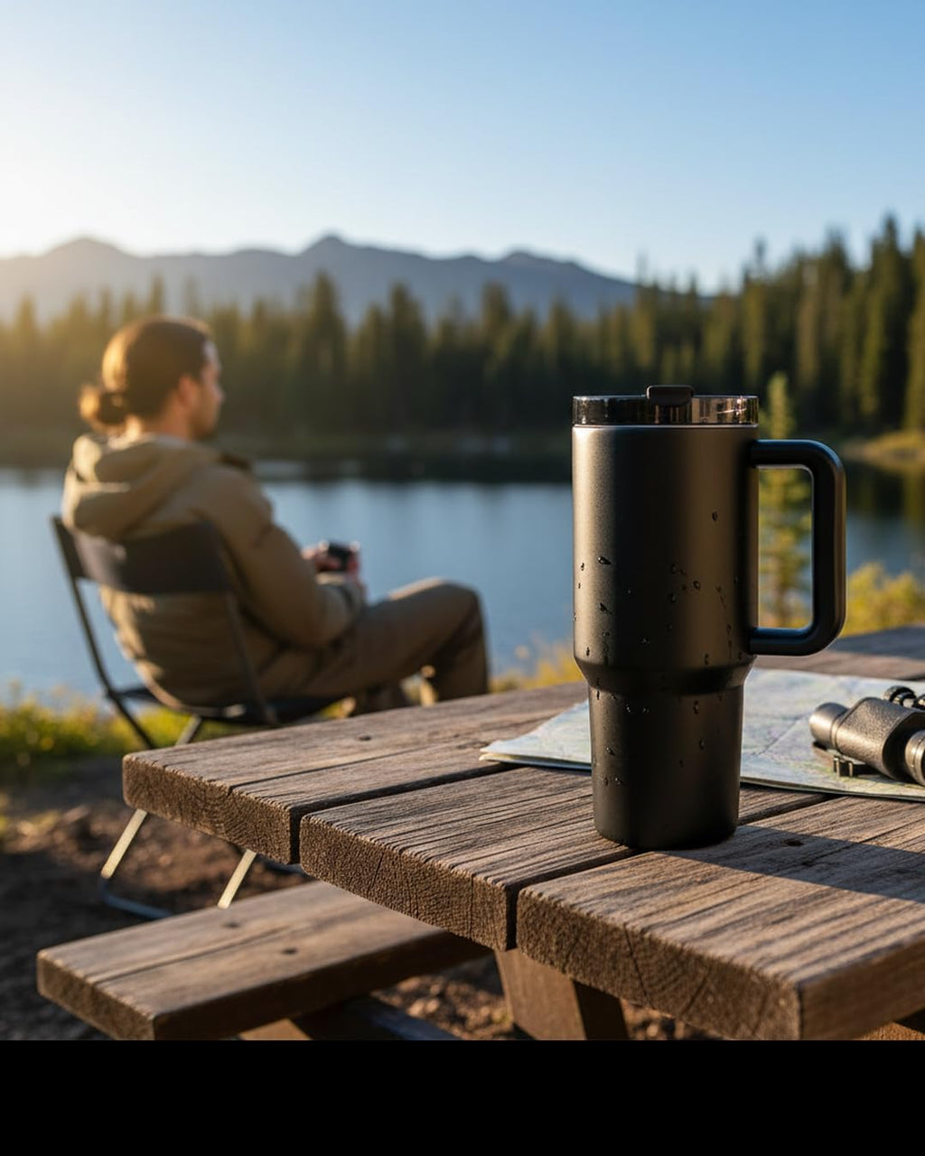 Shopsidex Tumbler with lid and Straw 1200ML Cup Stainless Steel Vacuum Insulated Tumbler for Water, Iced Tea or Coffee 1200ML Office Gym Travellingwith 2 Straw and 1 Cleaning Brush (Z- Black)