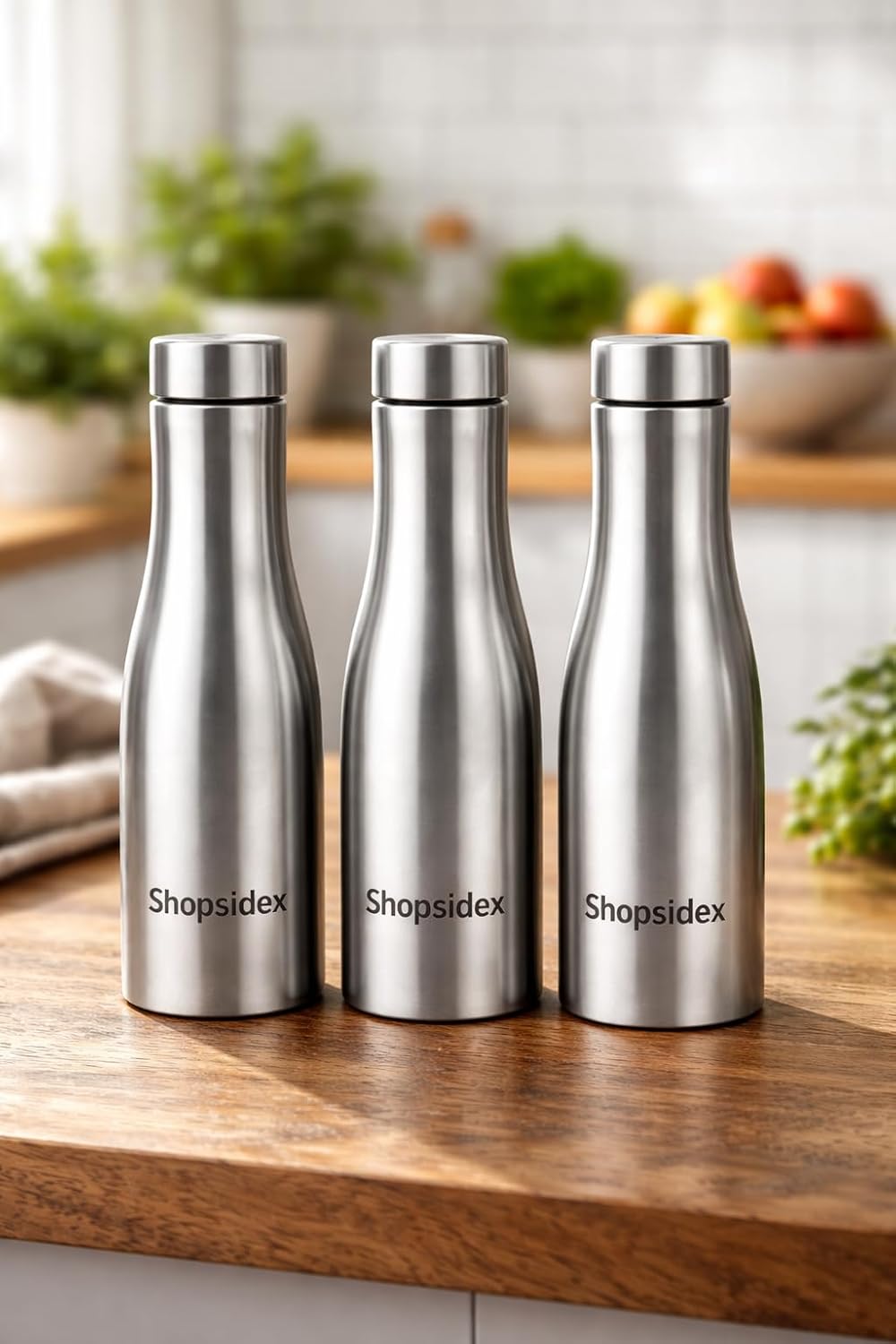 Water Bottle Quality Hi-Rise Stainless Steel Single Wall 1000ML, Fridge Water Bottle |BPA Free | single wall Leak-Proof, Best for School