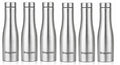 Water Bottle Quality Hi-Rise Stainless Steel Single Wall 1000ML, Fridge Water Bottle |BPA Free | single wall Leak-Proof, Best for School/Office/Home/College/running (pack 6)
