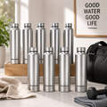 Stainless Steel Water Bottle, 1000 ml, Silver, Leak-Proof, Modern Design