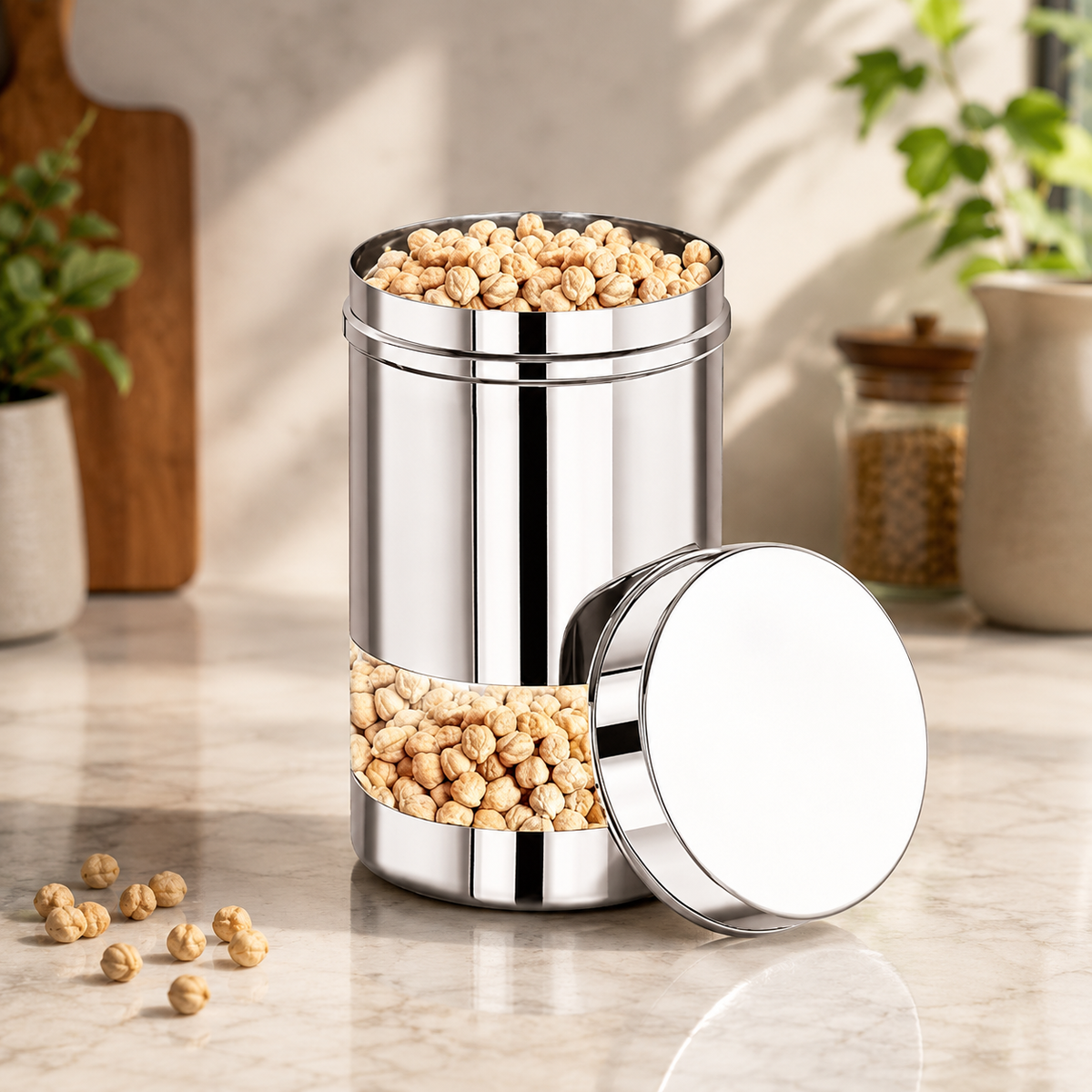 SHOPSIDEX Stainless Steel Water Bottle 1000ml