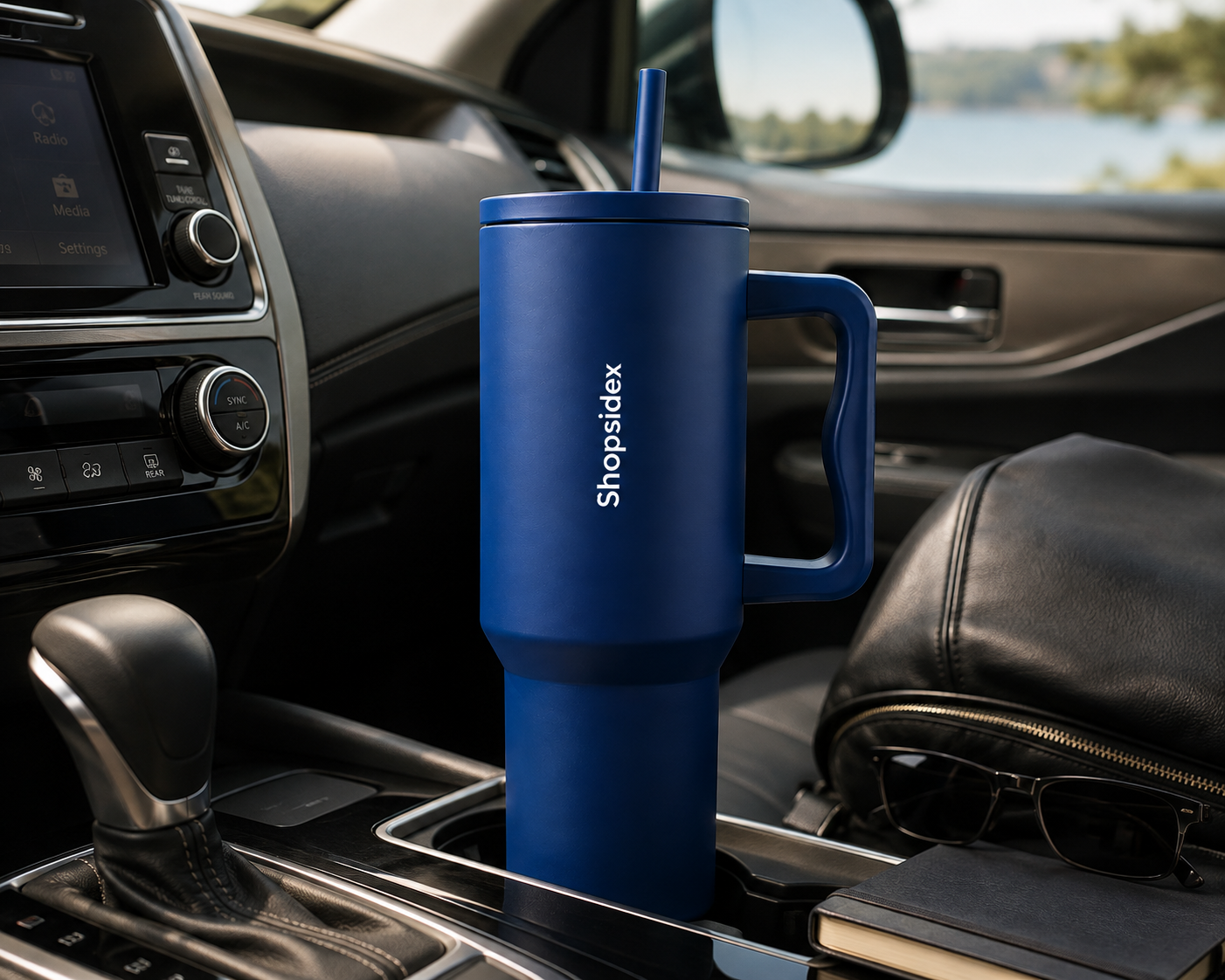 Moroccan Blue - Insulated Stanley Tumbler 1200ml | Stainless Steel |