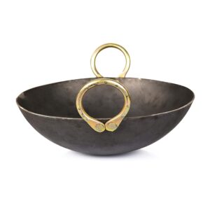 aluminium kadhai premium range of aluminum deep kadai | non induction | non stick | deep cooking (9 l)