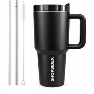 tumbler with lid and straw 1200ml cup stainless steel vacuum water bottle