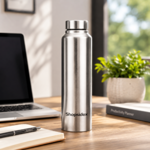water bottle stainless steel water bottle, 1000 ml, silver, leak proof, modern design stainless steel water bottle,school/college/office/home/kitchen/gym/travelling (neo sd) (pack 9)